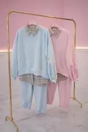 dres-azara-maselko-wiskoza-koszula-w-krate-zestaw