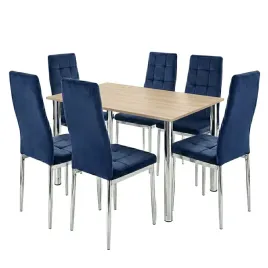 zestaw-stol-lugano-120x80-blat-sonoma-nogi-chrom-6-krzesel-monako-granatowy