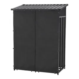 drewutnia-wiata-na-drewno-opalowe-yakutat-czarna-185x130x70cm