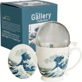 porcelanowy-kubek-z-zaparzaczem-510-ml-do-kawy-herbaty-great-wave-hokusai