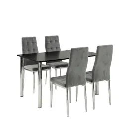 zestaw-stol-lugano-120x80-blat-czarny-nogi-chrom-4-monako-szare-welur