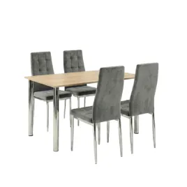 zestaw-stol-lugano-120x80-blat-sonoma-nogi-chrom-4-monako-szare-welur