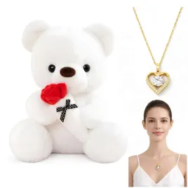 pluszowy-mis-32-cm-zloty-naszyjnik-serce-damski-prezent-walentynki-zestaw