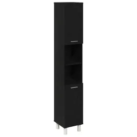 szafka-lazienkowa-z-polka-czarny-dab-30-x-30-x-179-cm