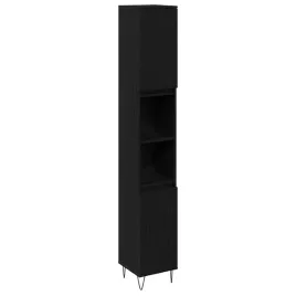 szafka-lazienkowa-z-polka-czarny-dab-30-x-30-x-190-cm