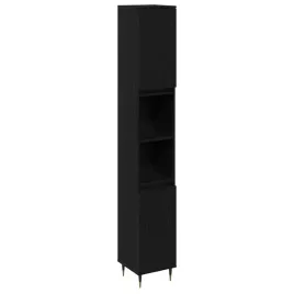 szafka-lazienkowa-z-polka-czarny-dab-30-x-30-x-190-cm