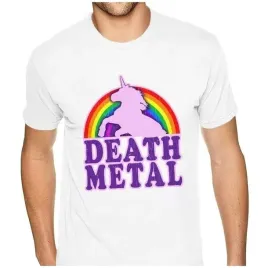 koszulka-death-metal-rainbow-biala-m-tecza-jednorozec-bawelniana-t-shirt