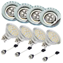 4x-oprawa-halogenowa-sufitowa-z-paskiem-led-zarowka-led-gu10-3w-zestaw