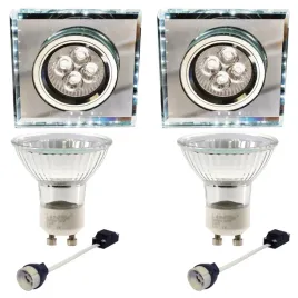 2x-oprawa-halogenowa-sufitowa-bialy-pasek-led-zarowka-gu10-50w-zestaw