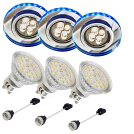 3x-oprawa-halogenowa-z-niebieskim-paskiem-led-zarowka-led-gu10-3w-zestaw