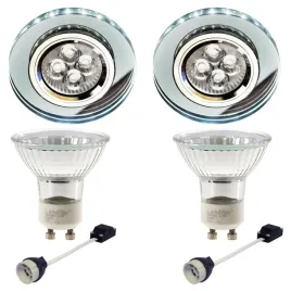 2x-oprawa-halogenowa-sufitowa-bialy-pasek-led-zarowka-gu10-50w-zestaw