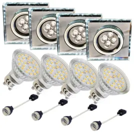 4x-oprawa-halogenowa-sufitowa-z-paskiem-led-zarowka-led-gu10-3w-zestaw