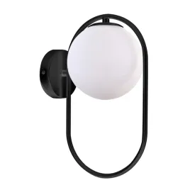 cordel-lampa-scienna-kinkiet-1x28w-g9-ring-czarny-klosz-okragly-kula