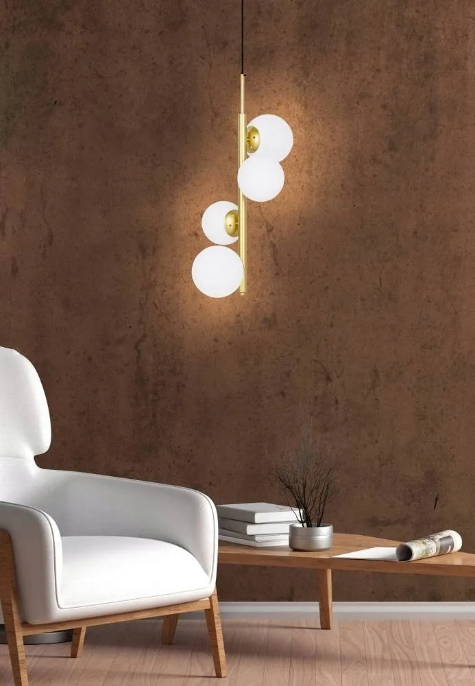 cordel-lampa-wiszaca-zwis-mosiadz-4x20w-g9-klosz-bialy-kula-okragly-120-cm