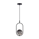 cordel-lampa-wiszaca-zwis-1x28w-g9-czarny-klosz-grafitowy-okragly-kula