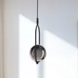 cordel-lampa-wiszaca-zwis-1x28w-g9-czarny-klosz-grafitowy-okragly-kula-dlugosc-wysokosc-120-cm