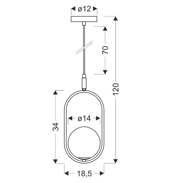cordel-lampa-wiszaca-zwis-1x28w-g9-czarny-klosz-grafitowy-okragly-kula-srednica-szerokosc-klosza-14-cm
