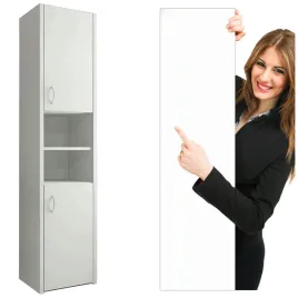slupek-lazienkowy-stojacy-regal-bialy-szafka-lazienkowa-drzwi-polki-170-cm