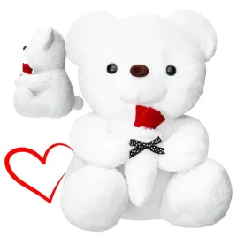 pluszowy-bialy-mis-z-czerwona-roza-32-cm-prezent-na-walentynki-rocznice