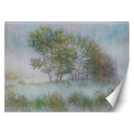 fototapeta-drzewa-na-mglistej-lace-350x245