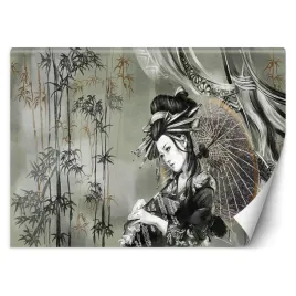 fototapeta-gejsza-i-bambusy-250x175