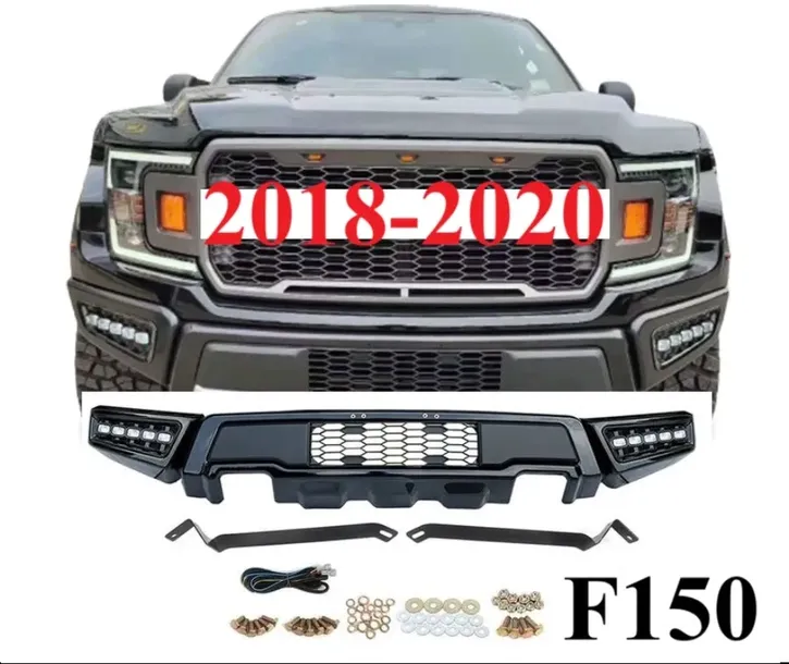 Zderzak Przedni - Styl RAPTOR + LED FORD F-150 F150 2018-2020 KOMPLETNY