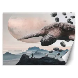 fototapeta-zolw-latajacy-ponad-gorami-zehem-chong-450x315