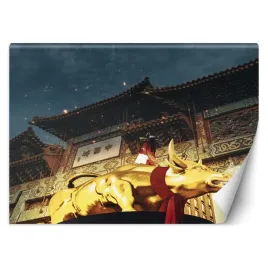 fototapeta-zloty-byk-zehem-chong-450x315