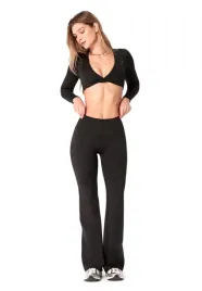 legginsy-flare-spodnie-do-jogi-carpatree-plain