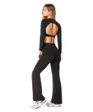 legginsy-flare-spodnie-do-jogi-carpatree-plain-kolor-czarny