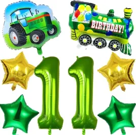 dekoracje-urodzinowe-11-urodziny-balony-traktor