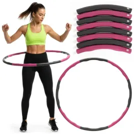 hula-hop-treningowe-88-cm-skladane-piankowe-nbr-szaro-rozowe