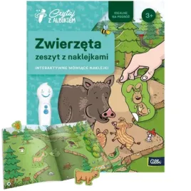 czytaj-z-albikiem-interaktywny-zeszyt-z-naklejkami-mowiace-zwierzeta