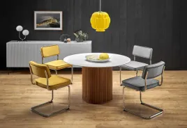 stol-okragly-bruno-fi-120cm-blat-bialy-marmur-noga-orzechowy-5-osobowy