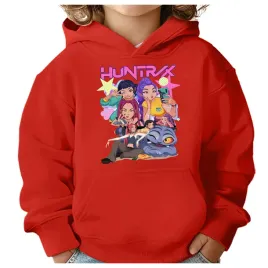 bluza-dziecieca-kpop-demon-hunters-huntrix-110-116-z-kapturem-bawelniana