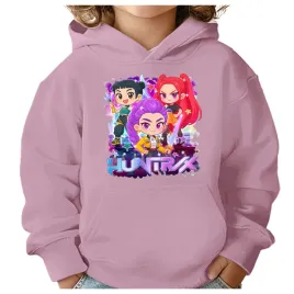 bluza-dziecieca-kpop-demon-hunters-huntrix-134-140-z-kapturem-bawelniana