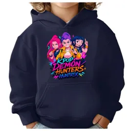 bluza-dziecieca-kpop-demon-hunters-huntrix-110-116-z-kapturem-bawelniana