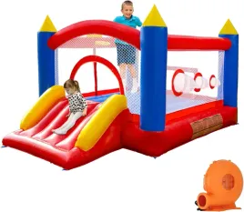 zamek-dmuchany-dla-dzieci-ze-zjezdzalnia-trampolina-i-siatka-bezpieczenstwa