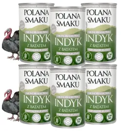 polana-smaku-karma-dla-psa-indyk-z-batatem-400g-mono-x6
