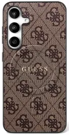etui-guess-4g-ring-classic-logo-magsafe-do-samsung-galaxy-s25-fe-brazowy