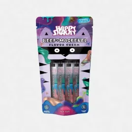 happy-snacky-przysmak-dla-kota-w-kremie-wolowina-i-makrela-4x10g