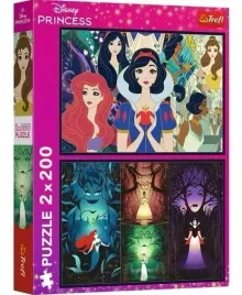 puzzle-2x200-czarujace-ksiezniczki-trefl