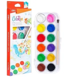 farby-akwarelowe-colorun-12-kolorow-deli