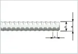 sciag-gwintowany-b15-l1000
