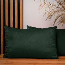 poszewka-ozdobna-na-poduszke-40x60-cm-ciemnozielona-z-tkaniny-welurowej