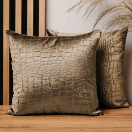 dekoracyjna-poszewka-cynamonowa-40x40-cm-welur-croco