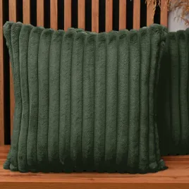 poszewka-ozdobna-60x60-cm-zielona-imitacja-futra-z-przeszyciami