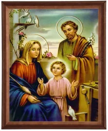 obraz-religijny-40x50cm-w-drewnianej-ramie-sw-rodzina-pastelowa