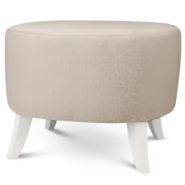 pufa-owalna-52x62-cm-kremowa-z-futrzanym-siedziskiem-na-bialych-nozkach