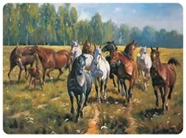 podkladka-korkowa-z-nadrukiem-konie-i-30x40-cm-wysoka-jakosc